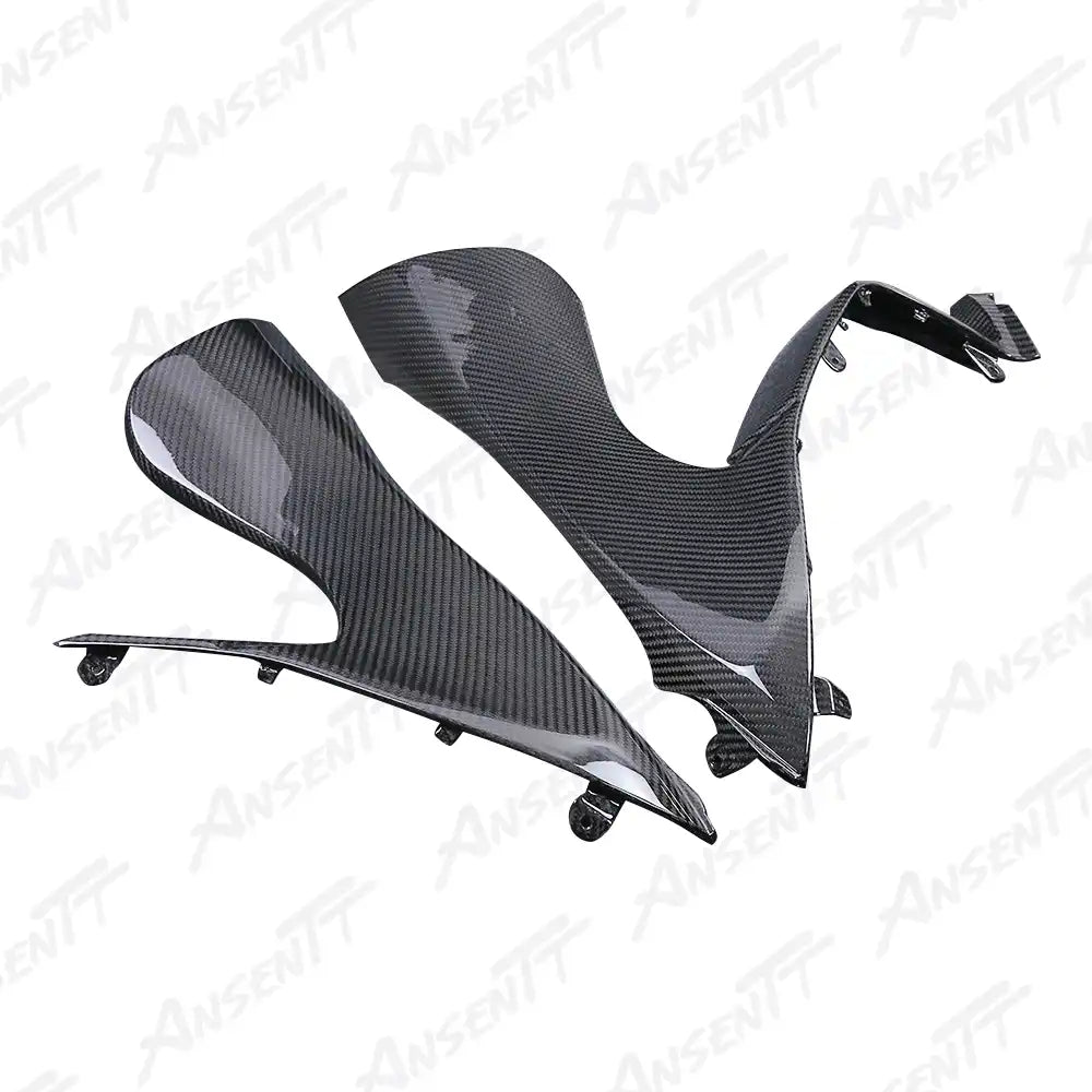 Carbon Fiber Lower Side Tank Panels (Pair) for Suzuki GSX1300R Hayabusa 2021-2025, 2x2 Twill Weave (Glossy)