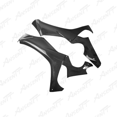 Carbon Fiber Mid Side Fairings (Pair) for Yamaha YZF-R1 2020-2025 - 2x2 Twill Glossy