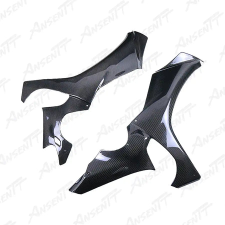 Carbon Fiber Mid Side Fairings (Pair) for Yamaha YZF-R1 2020-2025 - 2x2 Twill Glossy