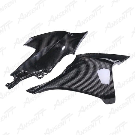 Carbon Fiber Upper Inner Side Panels (Pair) for Yamaha YZF-R1 2020-2025 - 2x2 Twill Glossy (Air Intake Side Covers)