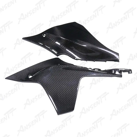 Carbon Fiber Upper Inner Side Panels (Pair) for Yamaha YZF-R1 2020-2025 - 2x2 Twill Glossy (Air Intake Side Covers)