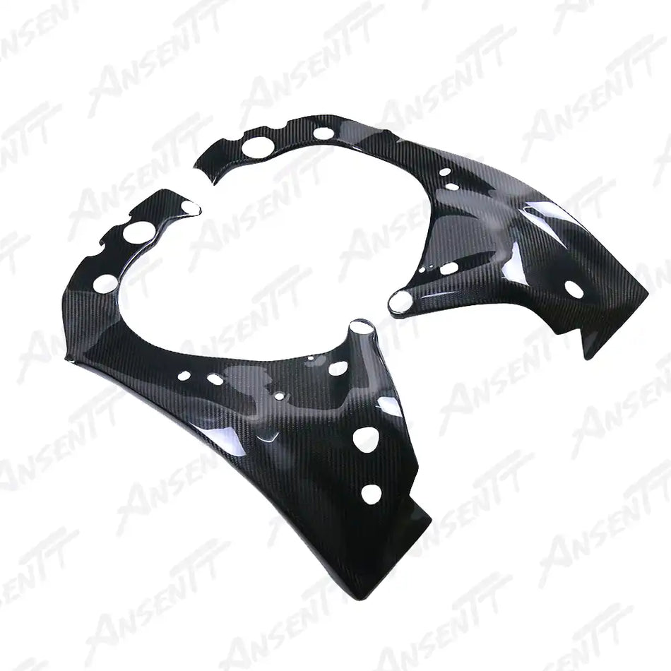 Carbon Fiber Frame Covers (Pair) for Yamaha YZF-R1 2020-2025 - 2x2 Twill Glossy