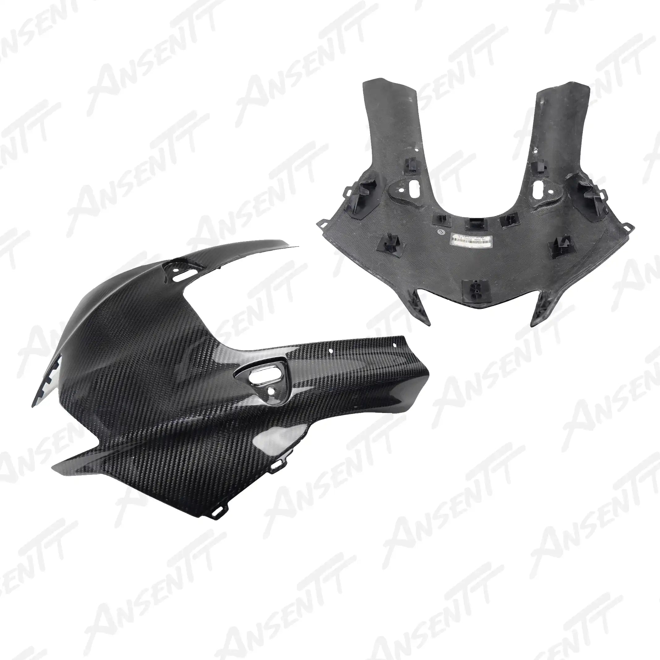 Carbon Fiber Front Upper Fairing Cowl for Yamaha YZF-R1 2020-2025 - 2x2 Twill Glossy