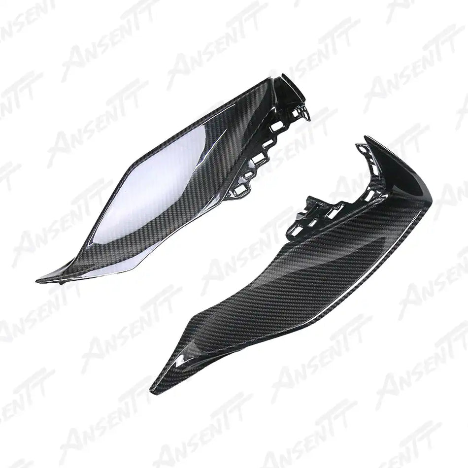 Carbon Fiber Air Intake Inner Side Covers (Pair) for Yamaha YZF-R1 2020-2025 - 2x2 Twill Glossy