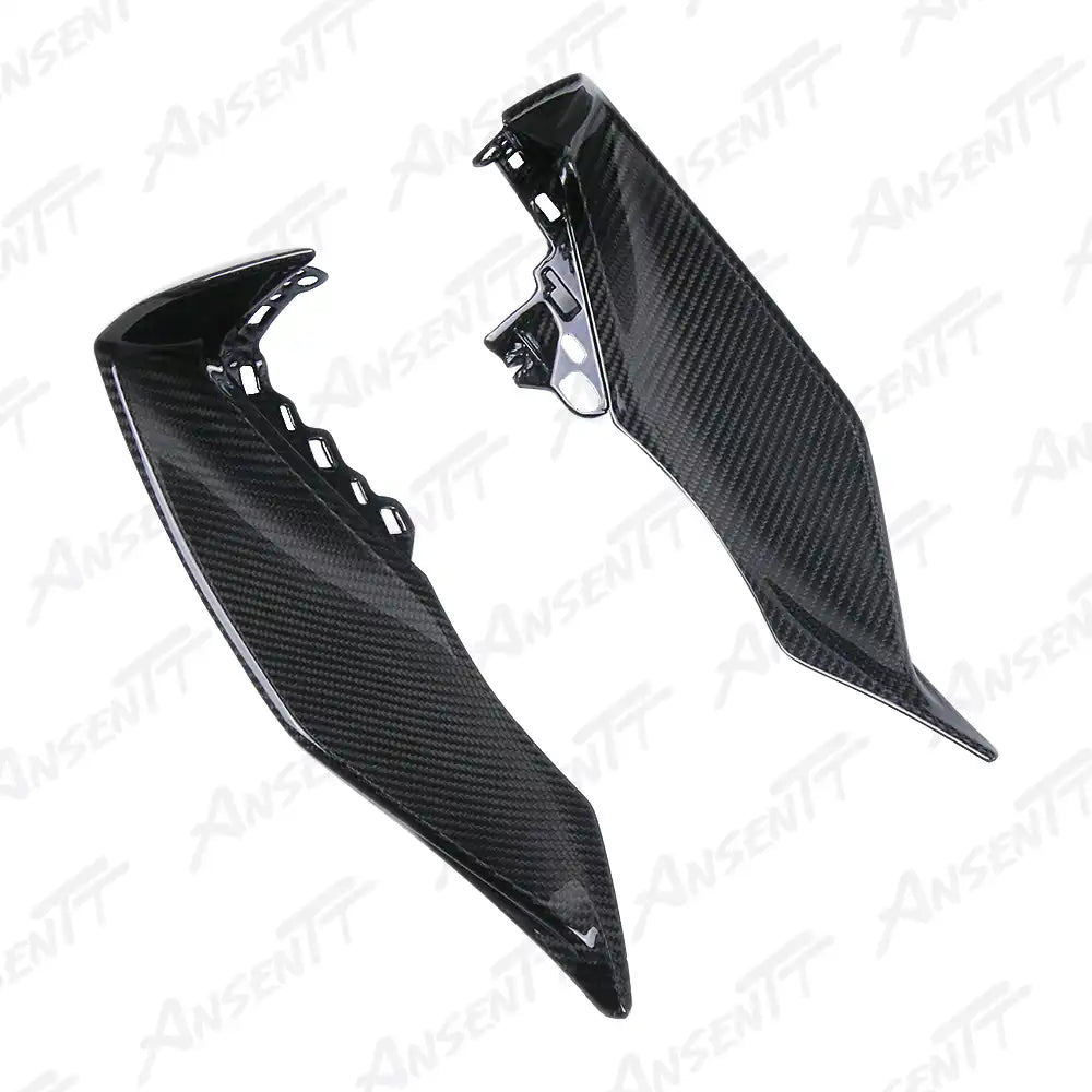 Carbon Fiber Air Intake Inner Side Covers (Pair) for Yamaha YZF-R1 2020-2025 - 2x2 Twill Glossy