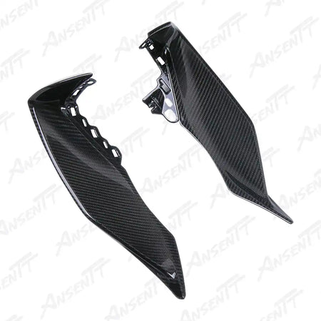 Carbon Fiber Air Intake Inner Side Covers (Pair) for Yamaha YZF-R1 2020-2025 - 2x2 Twill Glossy