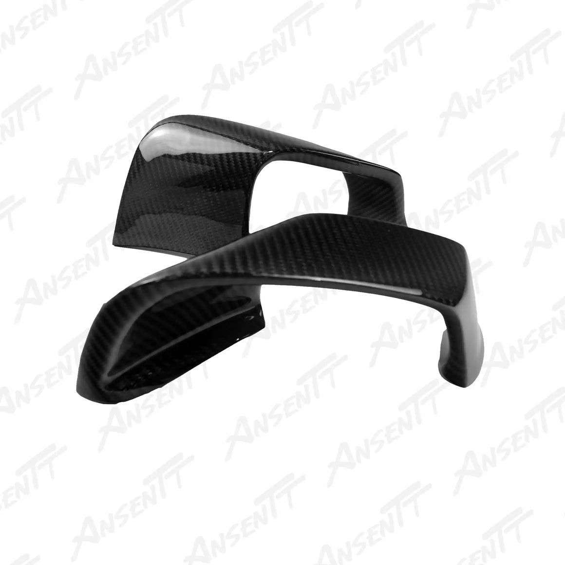 Carbon Fiber Front Fairing Winglets (Pair) for Yamaha YZF-R1 2020-2025 - 2x2 Twill Glossy