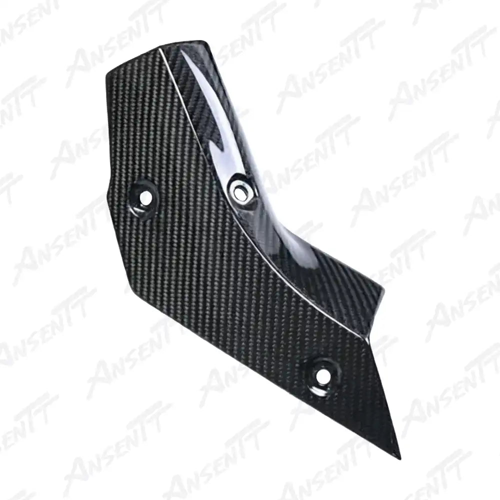 Carbon Fiber Exhaust Heat Shield for Yamaha YZF-R1 2020-2025 - 2x2 Twill Glossy
