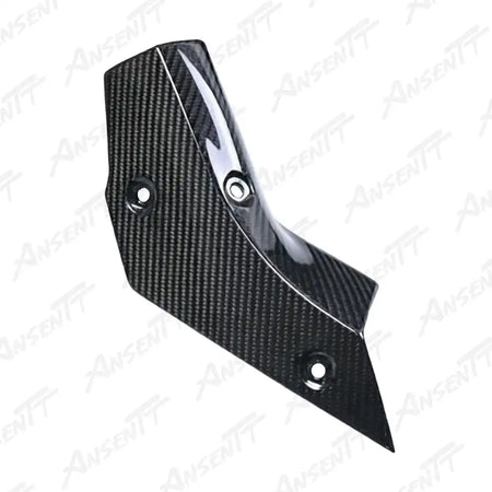 Carbon Fiber Exhaust Heat Shield for Yamaha YZF-R1 2020-2025 - 2x2 Twill Glossy
