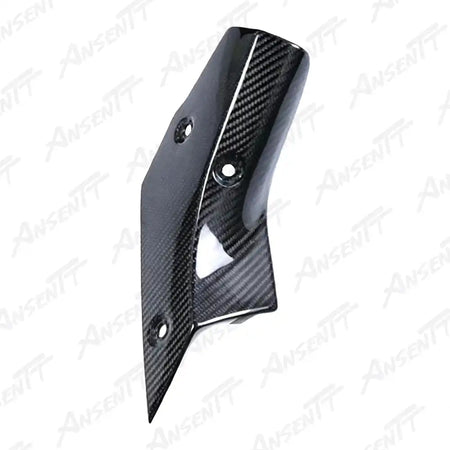 Carbon Fiber Exhaust Heat Shield for Yamaha YZF-R1 2020-2025 - 2x2 Twill Glossy