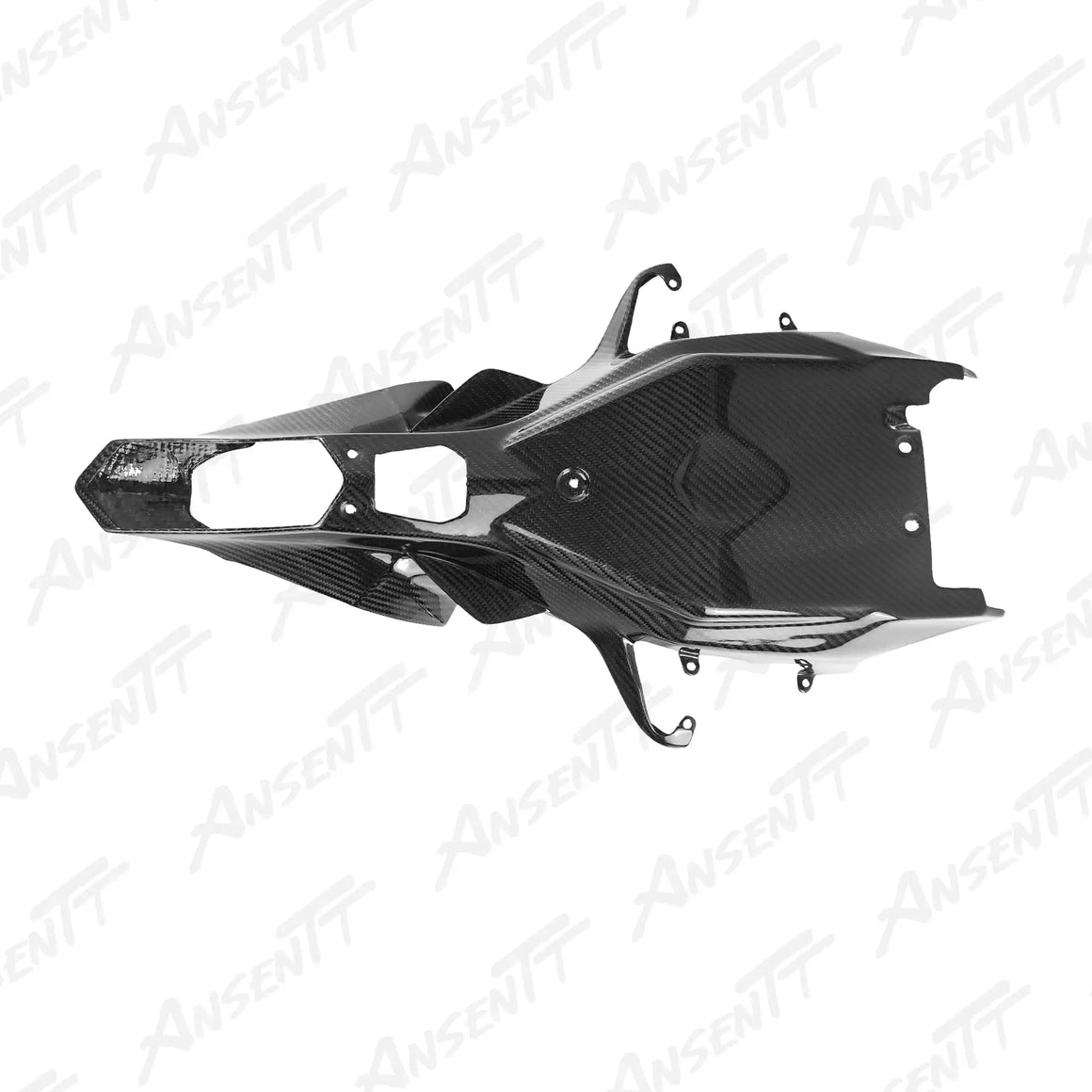 Carbon Fiber Under Tail Cover for Yamaha YZF-R1 2020-2025 - 2x2 Twill Glossy