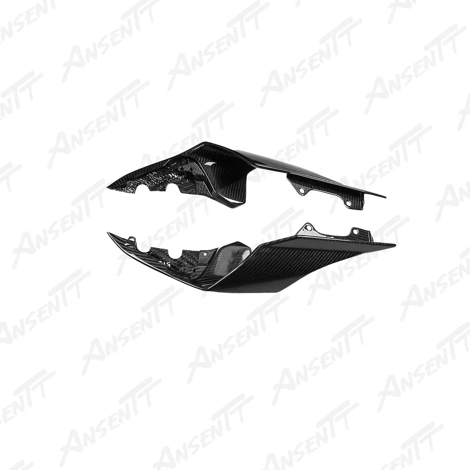 Carbon Fiber Rear Tail Section Fairings (Pair) for Yamaha YZF-R1 2020-2025 - 2x2 Twill Glossy