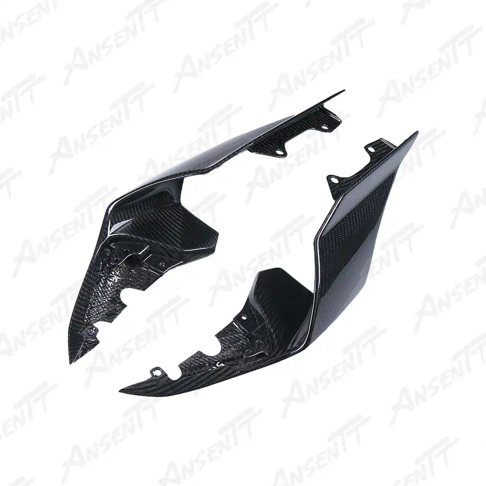 Carbon Fiber Rear Tail Section Fairings (Pair) for Yamaha YZF-R1 2020-2025 - 2x2 Twill Glossy