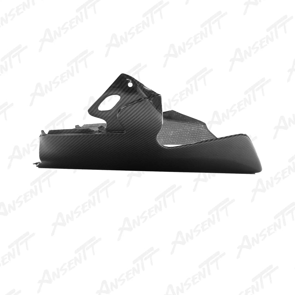 Carbon Fiber Lower Bellypan Fairing for Yamaha YZF-R1 2020-2025 - 2x2 Twill Glossy