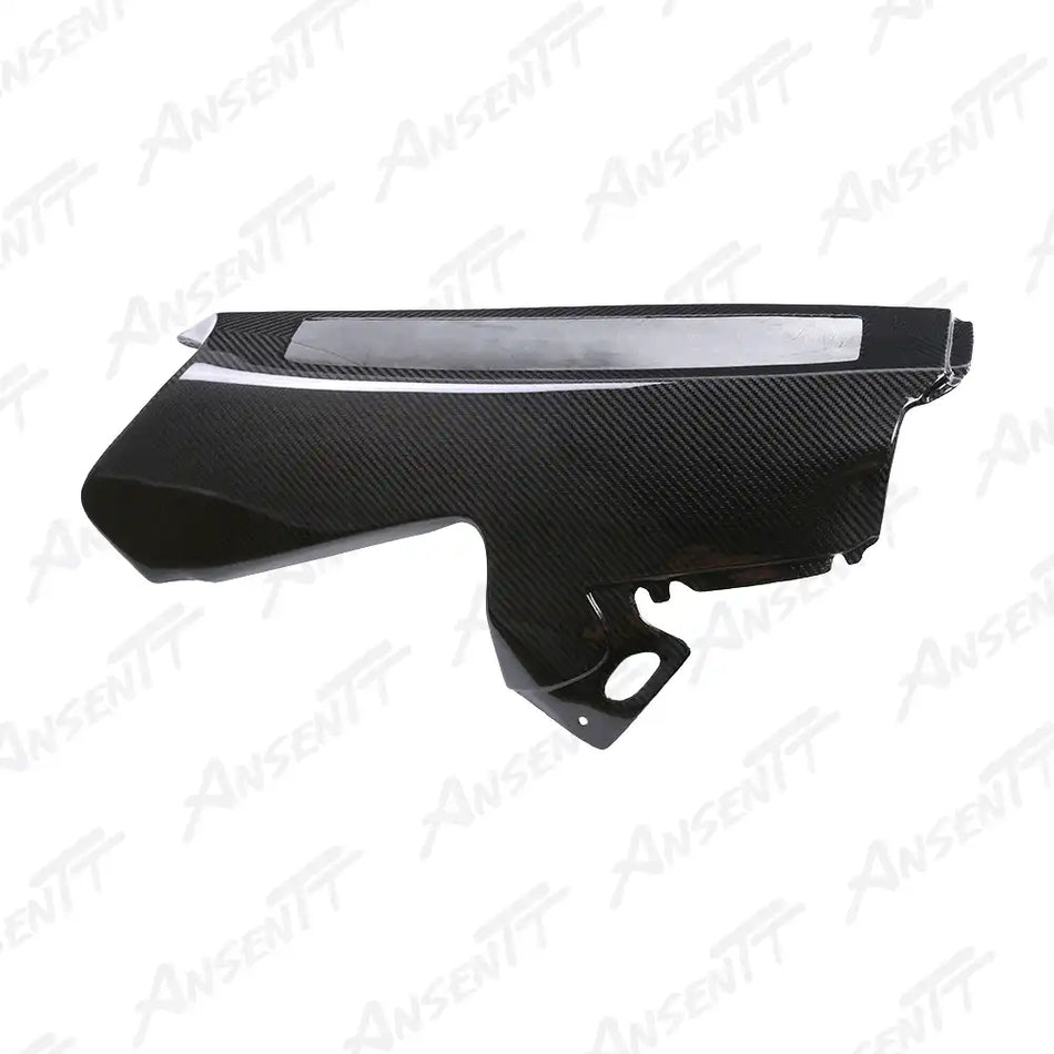 Carbon Fiber Lower Bellypan Fairing for Yamaha YZF-R1 2020-2025 - 2x2 Twill Glossy