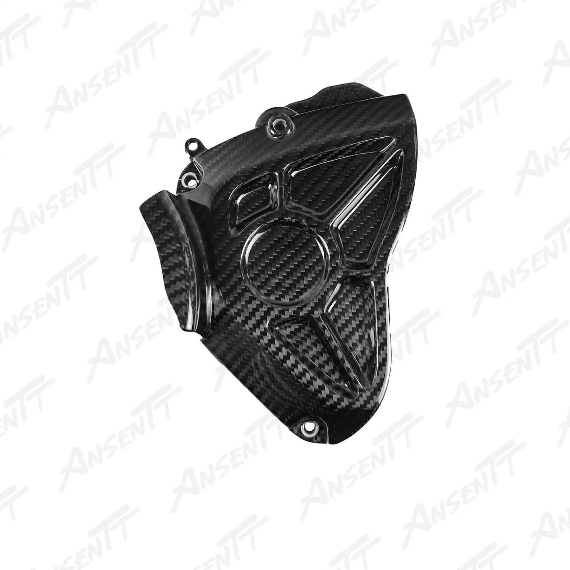 Carbon Fiber Sprocket Cover for Yamaha YZF-R1 2020-2025 - 2x2 Twill Glossy