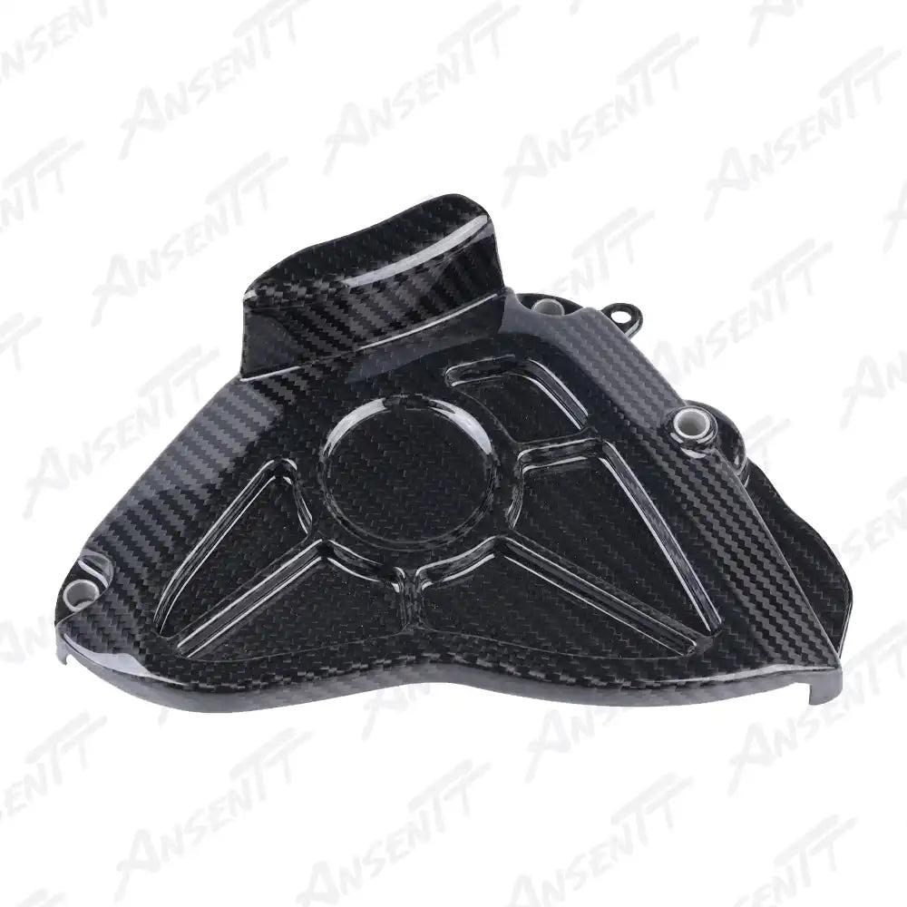 Carbon Fiber Sprocket Cover for Yamaha YZF-R1 2020-2025 - 2x2 Twill Glossy