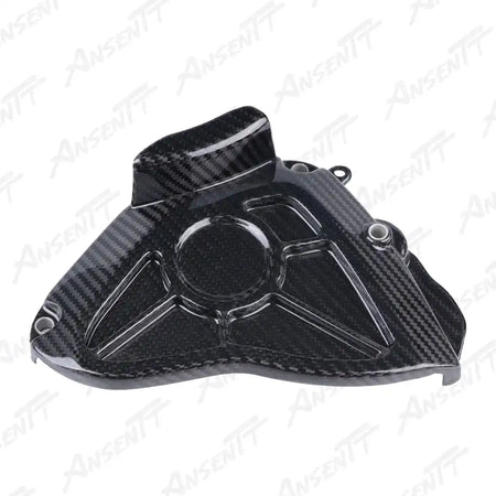 Carbon Fiber Sprocket Cover for Yamaha YZF-R1 2020-2025 - 2x2 Twill Glossy