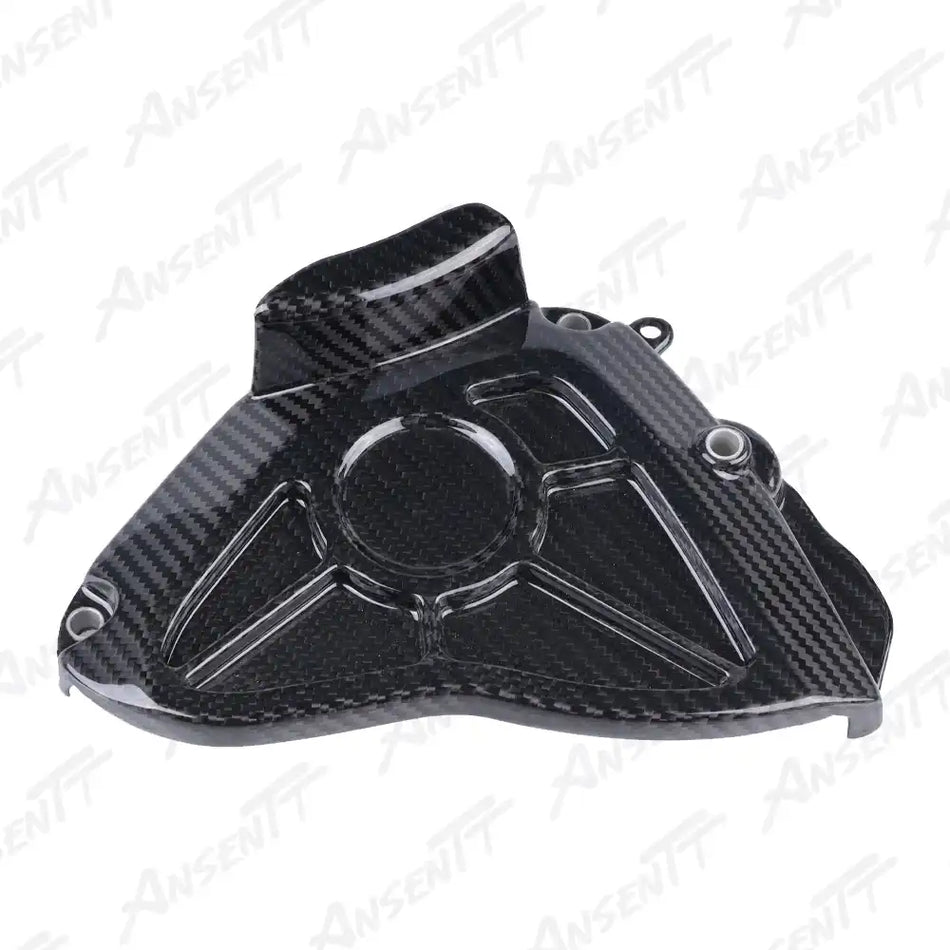 Carbon Fiber Sprocket Cover for Yamaha YZF-R1 2020-2025 - 2x2 Twill Glossy