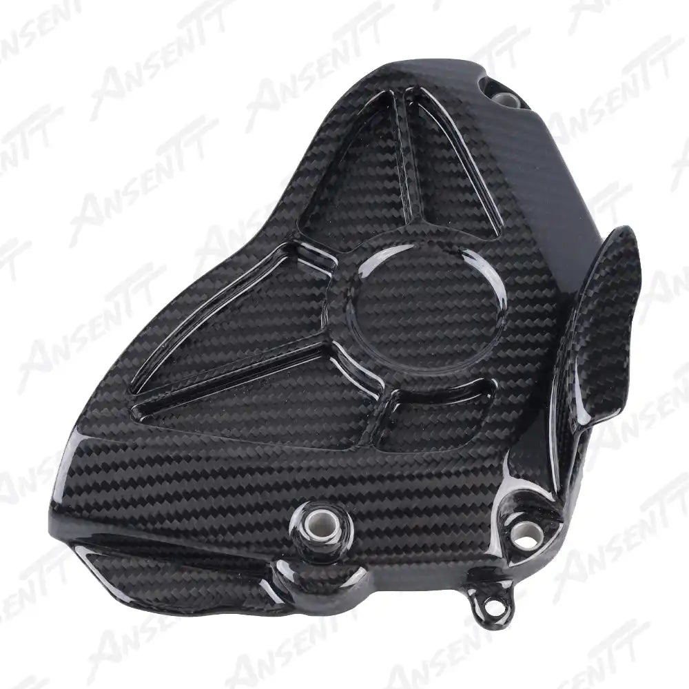 Carbon Fiber Sprocket Cover for Yamaha YZF-R1 2020-2025 - 2x2 Twill Glossy