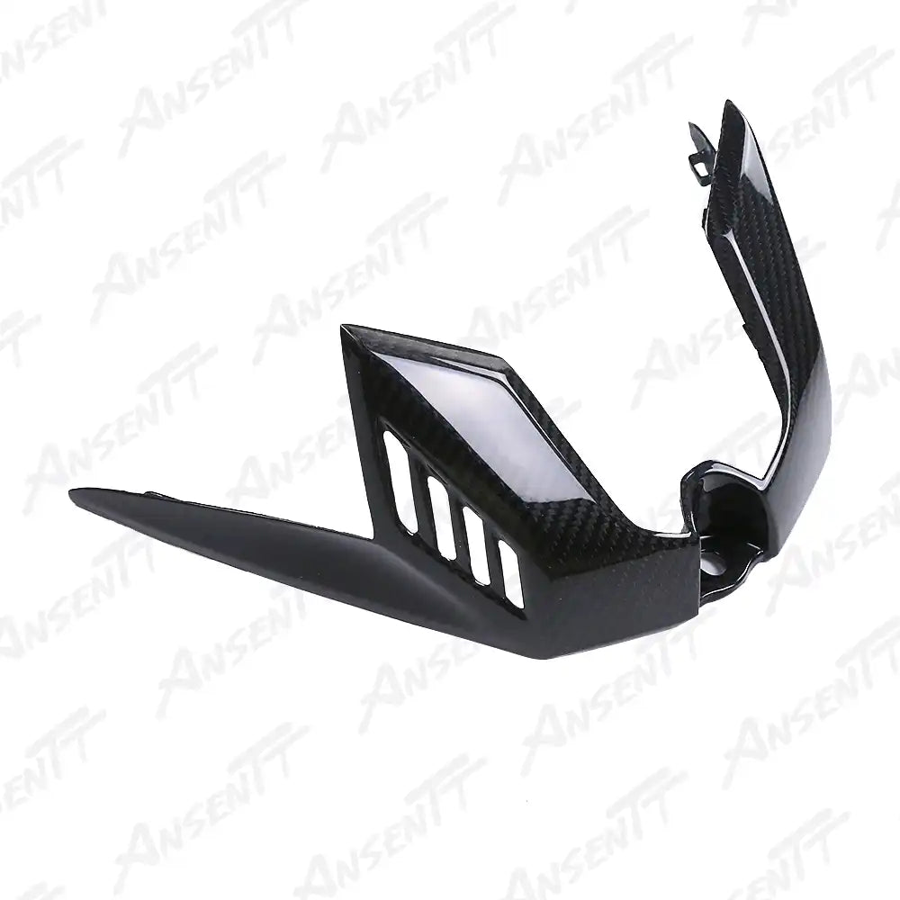Carbon Fiber Airbox Cover Front Piece for Yamaha YZF-R1 2020-2025 - 2x2 Twill Glossy (Front Fuel Tank Shroud)