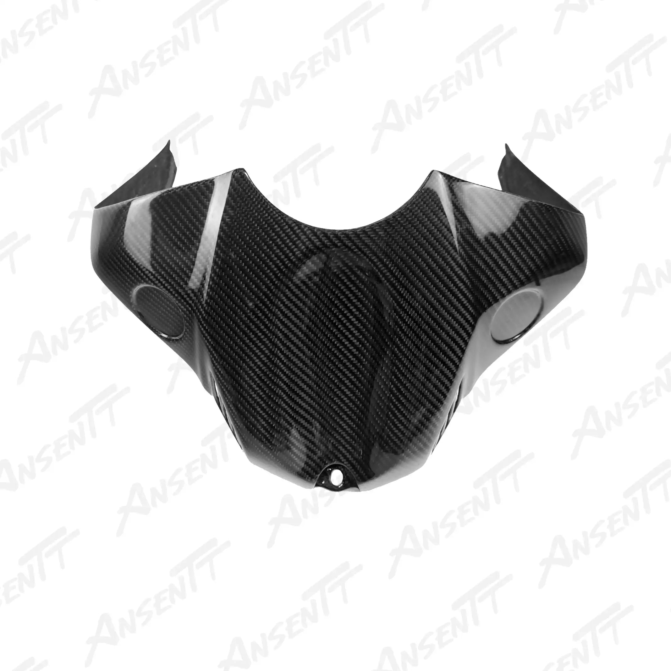 Carbon Fiber Front Tank Slider Cover for Yamaha YZF-R1 2020-2025 - 2x2 Twill Glossy