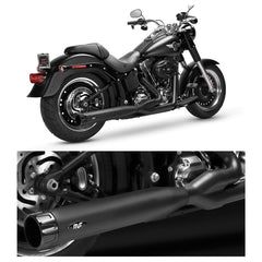 Performer 2 into 1 Black Softail 2008-2016 mf-7213602