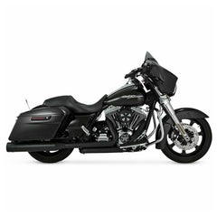 V46650 BLACK 4.5" OVERSIZED 450 SLIP-ON MUFFLERS FOR TOURING 17-20