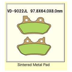 BRAKE PADS H-D 00-07 FR/RR 44082-00E vd9022jl